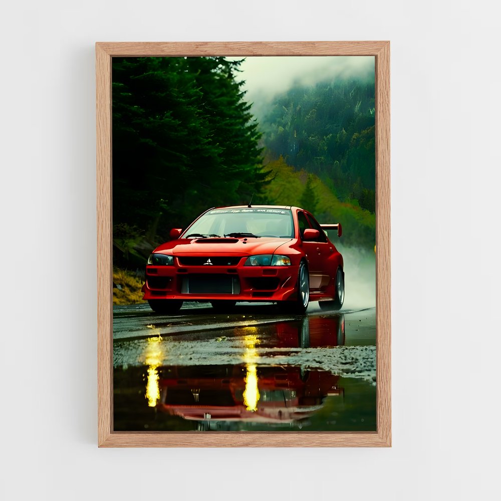 Poster Piste Aquatique – affiche Mitsubishi (vue 4)